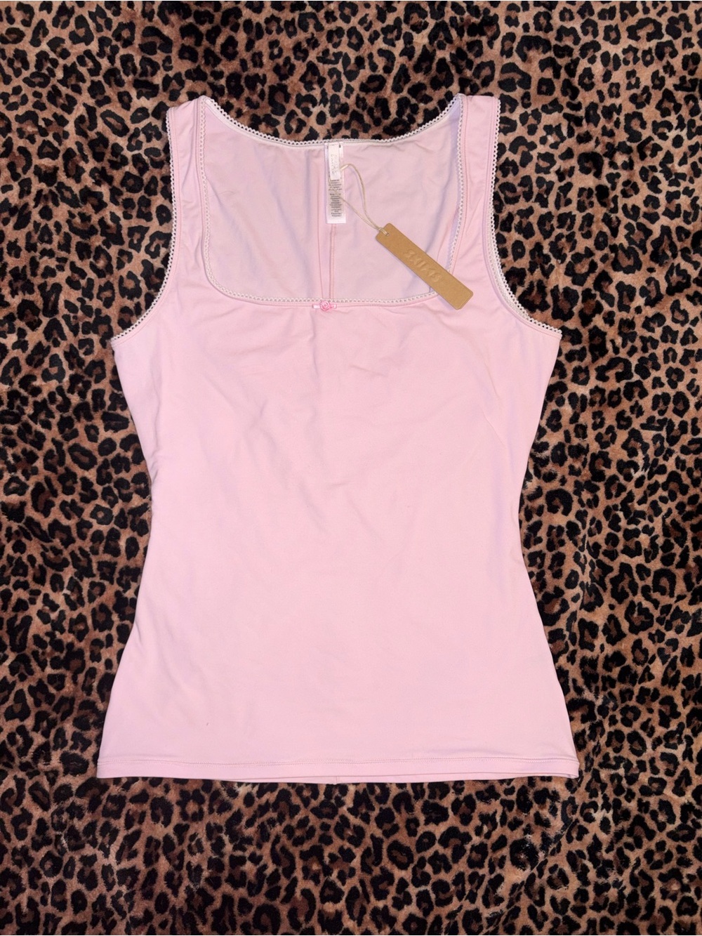 Skims Pink Tank Top size medium